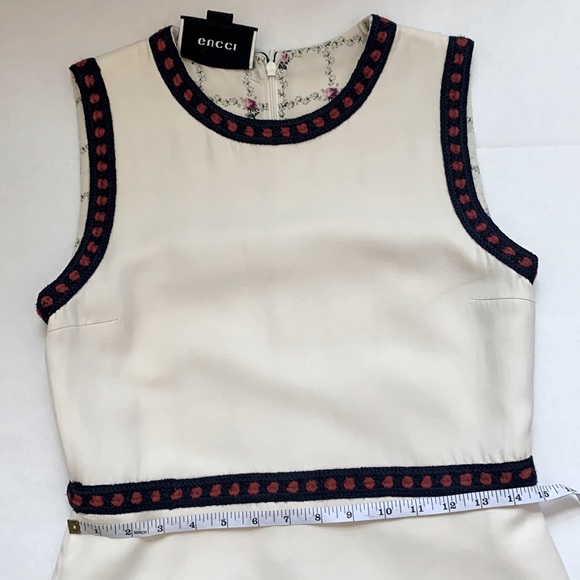Gucci Vintage Knee-Length Dress Color Cream - Picture 12 of 14